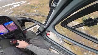 Helicopter FPV, Settling with power (12:45), AIRBUS H125, Sling load mission