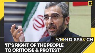 WION Exclusive: Iran Deputy Foreign Minister Ali Bagheri Kani talks about protests and the West