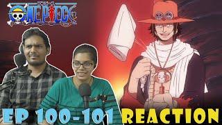 ACE DEPARTS FROM THE CREW?! | One Piece Episode 100-101 REACTION!