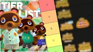 The Definitive Animal Crossing Tier List