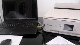 HOW TO SCAN YOUR DOCUMENT FROM CANON TS5051 TO YOUR PC