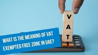 What is the meaning of VAT exempted Free Zone in UAE? – Designated Zones in UAE Dubai | UAE