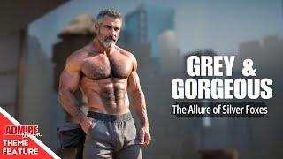 GREY & GORGEOUS /The Allure of Silver Foxes!