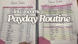 PAYDAY ROUTINE | LOW INCOME PAYDAY | HOW TO BUDGET YOUR PAYCHECK