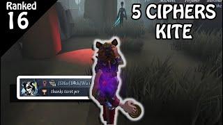 5 Ciphers Kite as Prospector *almost* - Rank Match #16 (Identity V)