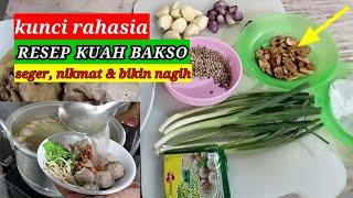 resep kuah bakso yg bikin nagih yg di pake para pedagang || pontianak