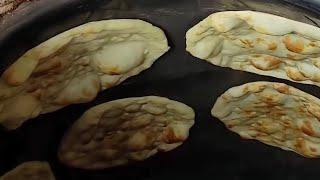 Traditional tandoori roti |Afghani Nan|Afghanistan street food #roti