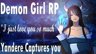 |ASMR| Sweet Yandere Captures You "I just love you so much" |Roleplay| |Demon Girl| |Soft Yandere|