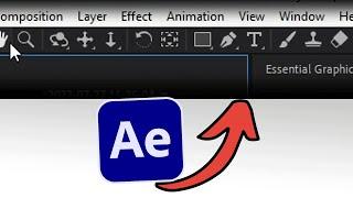 How to get toolbar back in After Effects