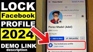 Updated: Paano i lock ang Facebook Profile 2024 | How to Lock Facebook