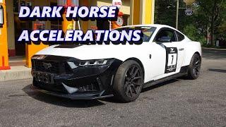 2024 Mustang Dark Horse ACCELERATIONS