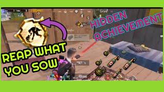 NEW HIDDEN ACHIEVEMENT | REAP WHAT YOU SOW | PUBG MOBILE