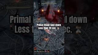 Downed Primal blood soul in less than 20 sec. ⏳ #vrising #diablo4 #gaming #darksouls #eldenring