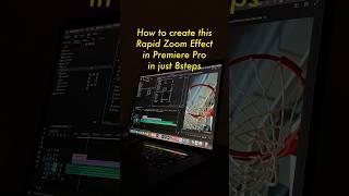 How to create the Rapid Zoom Effect transition in Adobe premiere pro #premiereprotutorial