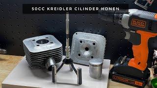 50cc Kreidler cilinder honen