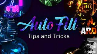 AutoFill Tips and Tricks | After Effects Tutorial