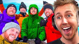 Miniminter Reacts To YouTubers Climbing A Mountain
