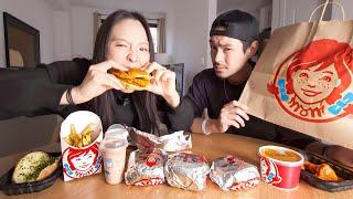 My Korean Wife tries Wendy's for the First Time