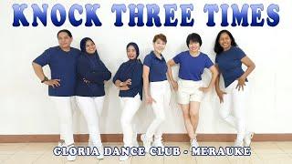 KNOCK THREE TIMES // LINE DANCE // Choreo CAECILIA MARIA FATRUAN // GDC MERAUKE PAPUA SELATAN - INA