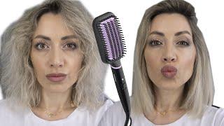 ОБЗОР и челендж для OLGA GLOSS - Щетка-выпрямитель PHILIPS StyleCare Essential BHH880/00!!!