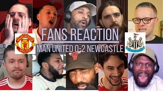 MAN UTD FANS FURIOUS REACTION TO MAN UTD 0-2 NEWCASTLE