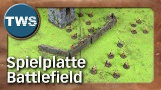 Tutorial: Spielplatte zum Klappen mit Scharnier / gaming board (Tabletop-Spielfeld, TWS)