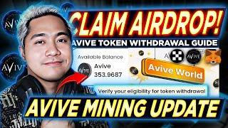 HOW TO WITHDRAW | Avive Mining Update Distribution | Free Crypto Mining 2024