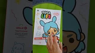 Toca Life Doodle Book with Poster and Reusable Stickers! #shorts #tocalife #tocaboca