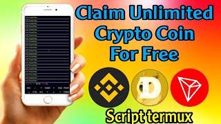 Faucet Script Claim Unlimited BNB Coin For Free|Termux Script auto faucet