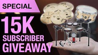 Win prizes worth over 2000 Euros | Huge Give-Away | Alesis, Zildjian, DW