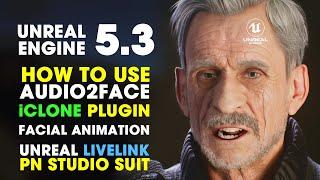 Facial Animation | How to use Audio2Face Plugin for iClone 8 | Captain Murphy in Unreal Engine 5.3