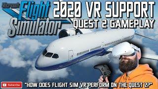 Microsoft Flight Simulator 2020 QUEST 2 Gameplay // Trying Flight Sim 2020 VR on Quest 2