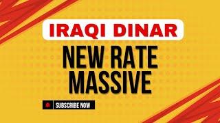 Iraqi Dinar Iraqi Dinar Unbelievable Massive Rates Dinar latest News