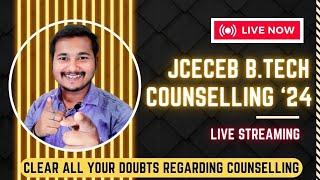 Live Q&A Session | Jceceb B.Tech Counselling 2024 1st Round choice filling |Admission Process