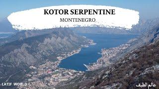 Kotor Serpentine Road in Montenegro