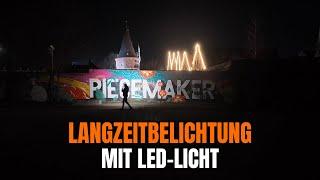 Langzeitbelichtung - Bildbereiche mit LED-Licht aufhellen