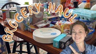 LARGE FAMILY GROCERY HAUL || WEEKLY MENU PLANNING