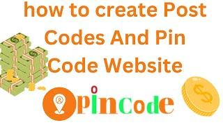 how to create pin code and post code website (Pincode Website Creation)