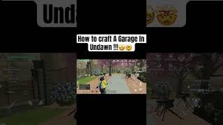 Undawn| How to Craft A Garage!!