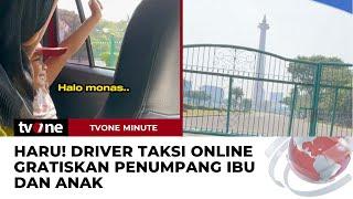 Aksi Driver Taksi Online Ajak Penumpang yang Pertama Kali Naik Mobil Keliling Jakarta | tvOne Minute