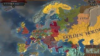 Europa Universalis 4 AI Timelapse - Extended Timeline Mod 1260-2500