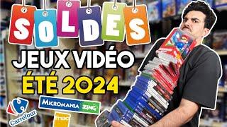 Les SOLDES D'ÉTÉ JEUX VIDÉO 2024 - Carrefour EN SUEUR ! - Jeux PS5, PS4, Switch à 4€ !