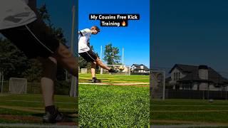 @ChewingFruitGum Free Kick Training ️ #shorts #soccer #football