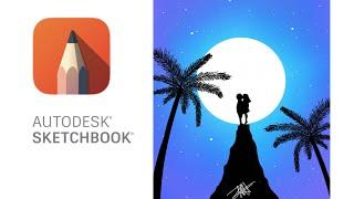 Autodesk Sketchbook - Drawing Silhouette