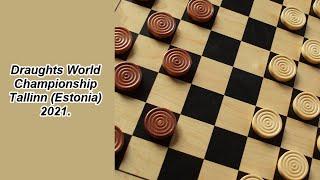 Vipulis Raimonds (LVA) - Sipma Wouter (NED). Draughts World Championship - 2021.