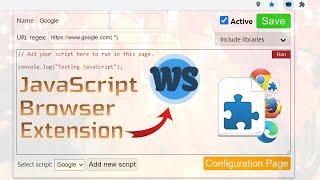 Website scripting extension intro | JavaScript code injector for browsers