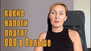 Какие налоги для ООО в Польше