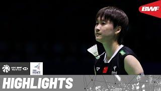 Reigning champion Chen Yu Fei and Pusarla V. Sindhu go the distance