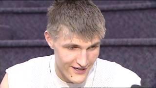 Andrei Kirilenko's Ivan Drago impression