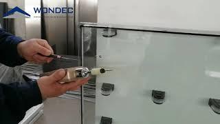 WONDEC brand IG/DGU line with inbuilt argon gas filling in panel press